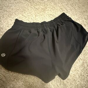 Lululemon Black Hottie Hot Shorts